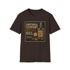 Copy of Emotional Support Bottle T-Shirt — Vintage Bourbon Graphic Tee