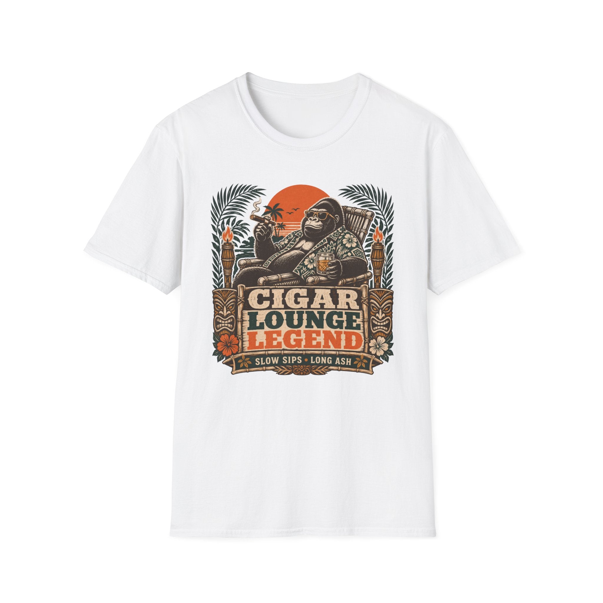 Cigar Lounge Legend Retro T-Shirt
