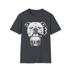 Bulldog with Cigar T-Shirt — Retro Grumpy Dog Graphic Tee