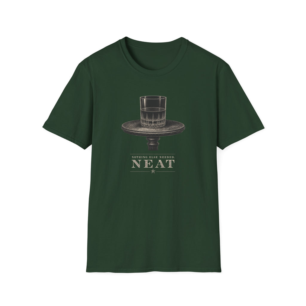 Neat Whiskey Glass T-Shirt