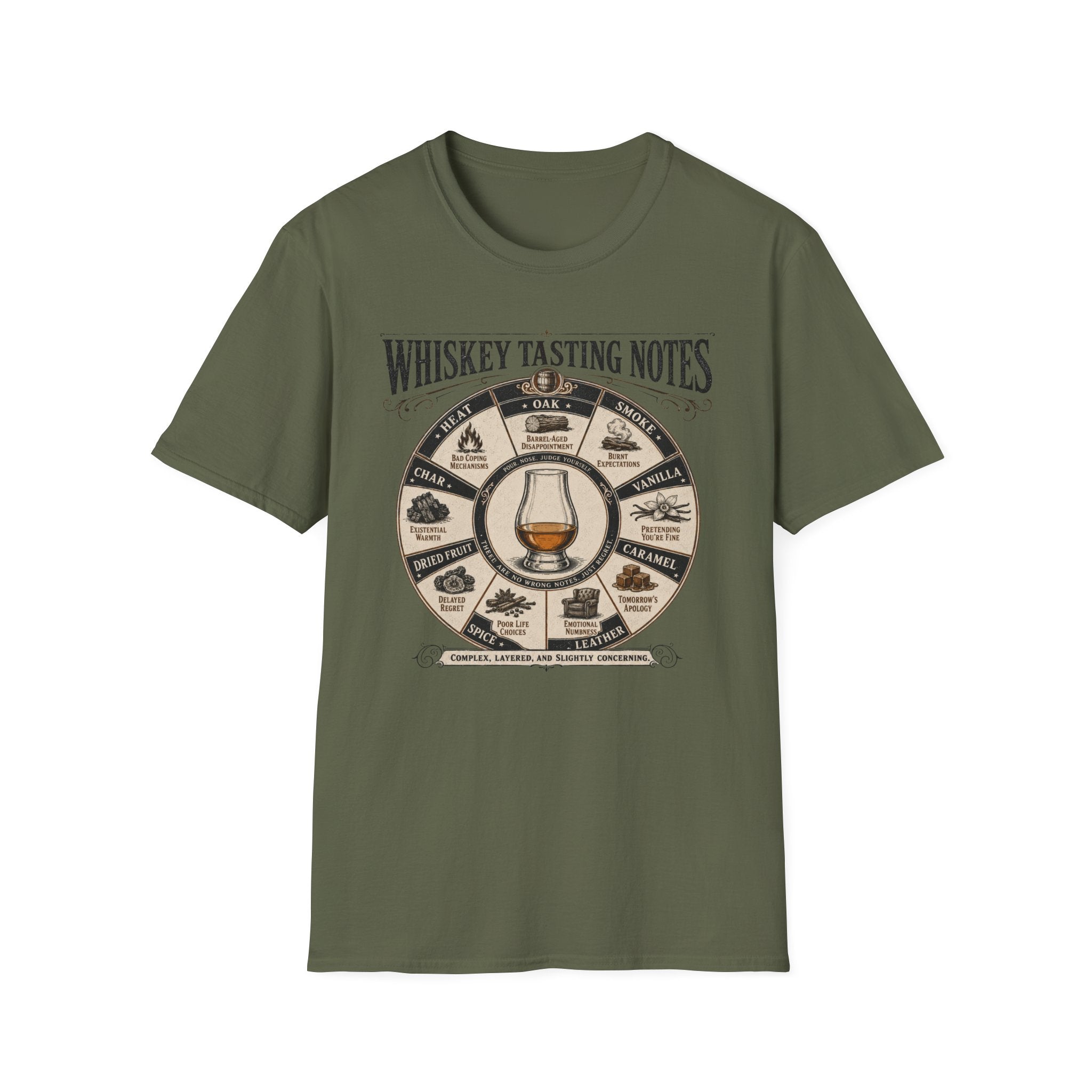 Whiskey Tasting Notes T-Shirt