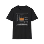 Whiskey Glass Diagram T-Shirt