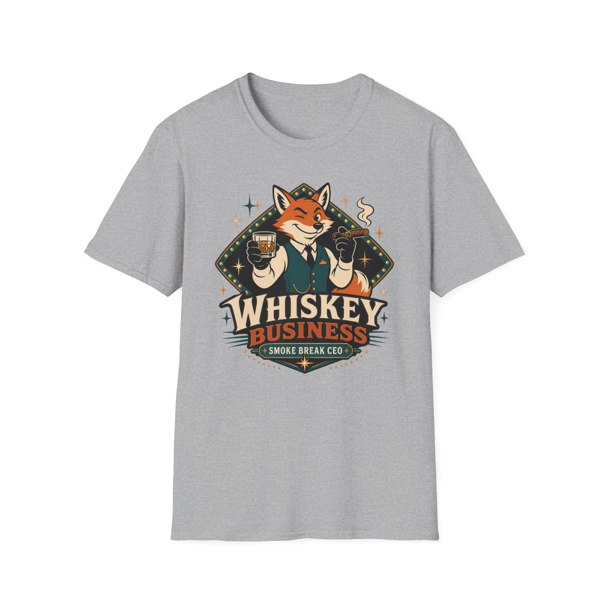 Whiskey Business Fox T‑Shirt