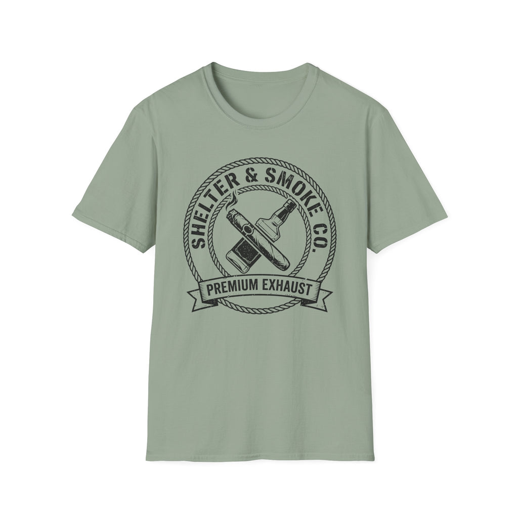 Shelter & Smoke Co. 'Premium Exhaust' T-Shirt