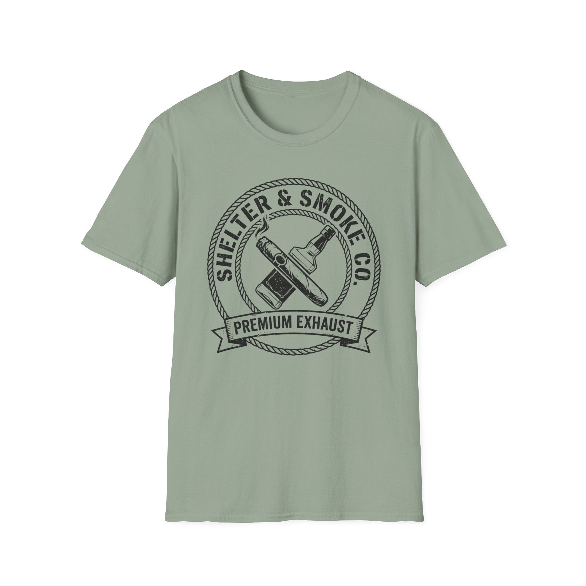 Shelter & Smoke Co. 'Premium Exhaust' T-Shirt