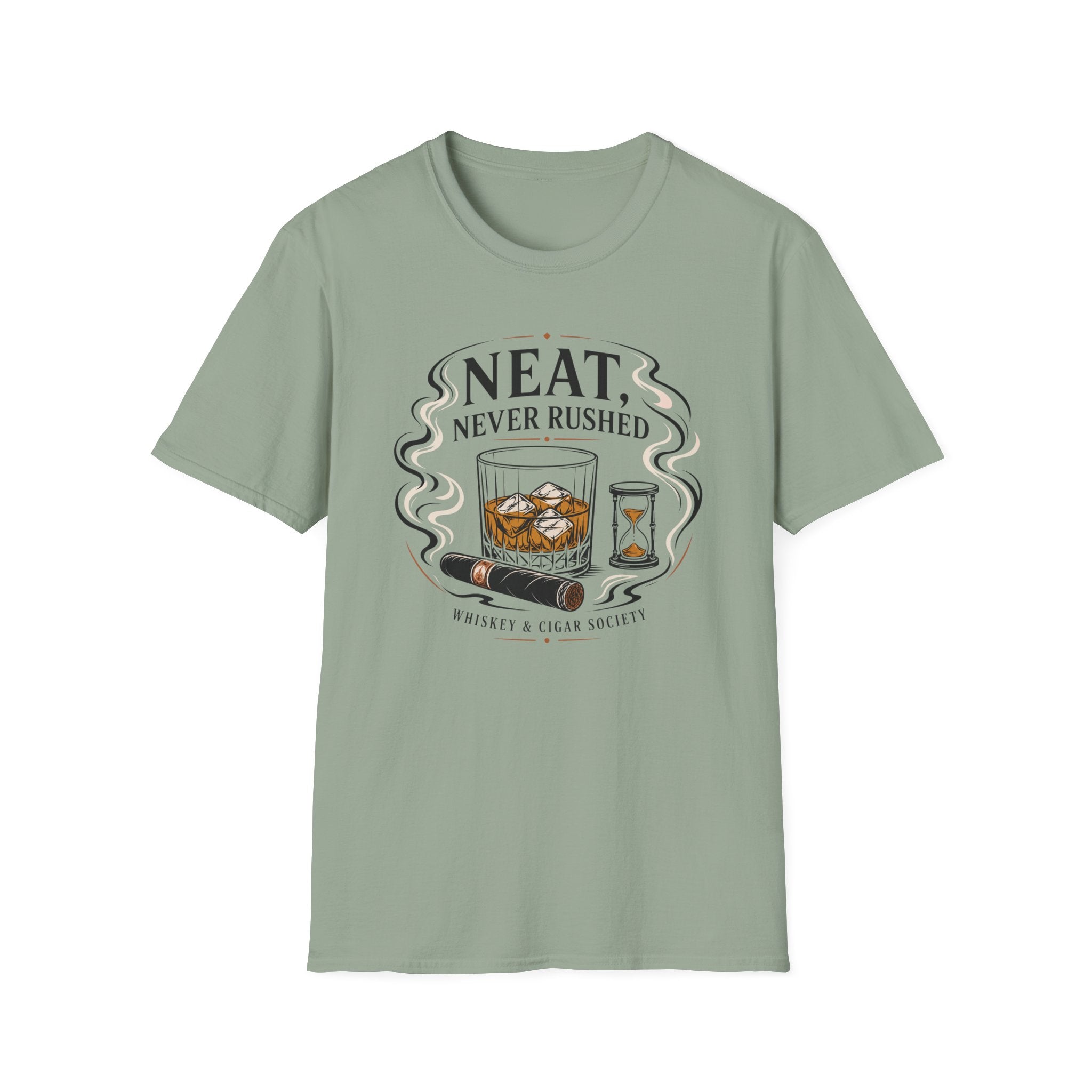 Neat Never Rushed Whiskey T-Shirt
