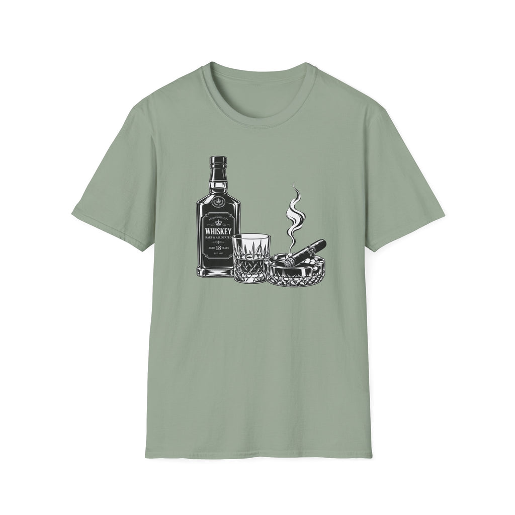 Bottle Glass Cigar Ashtray T-Shirt