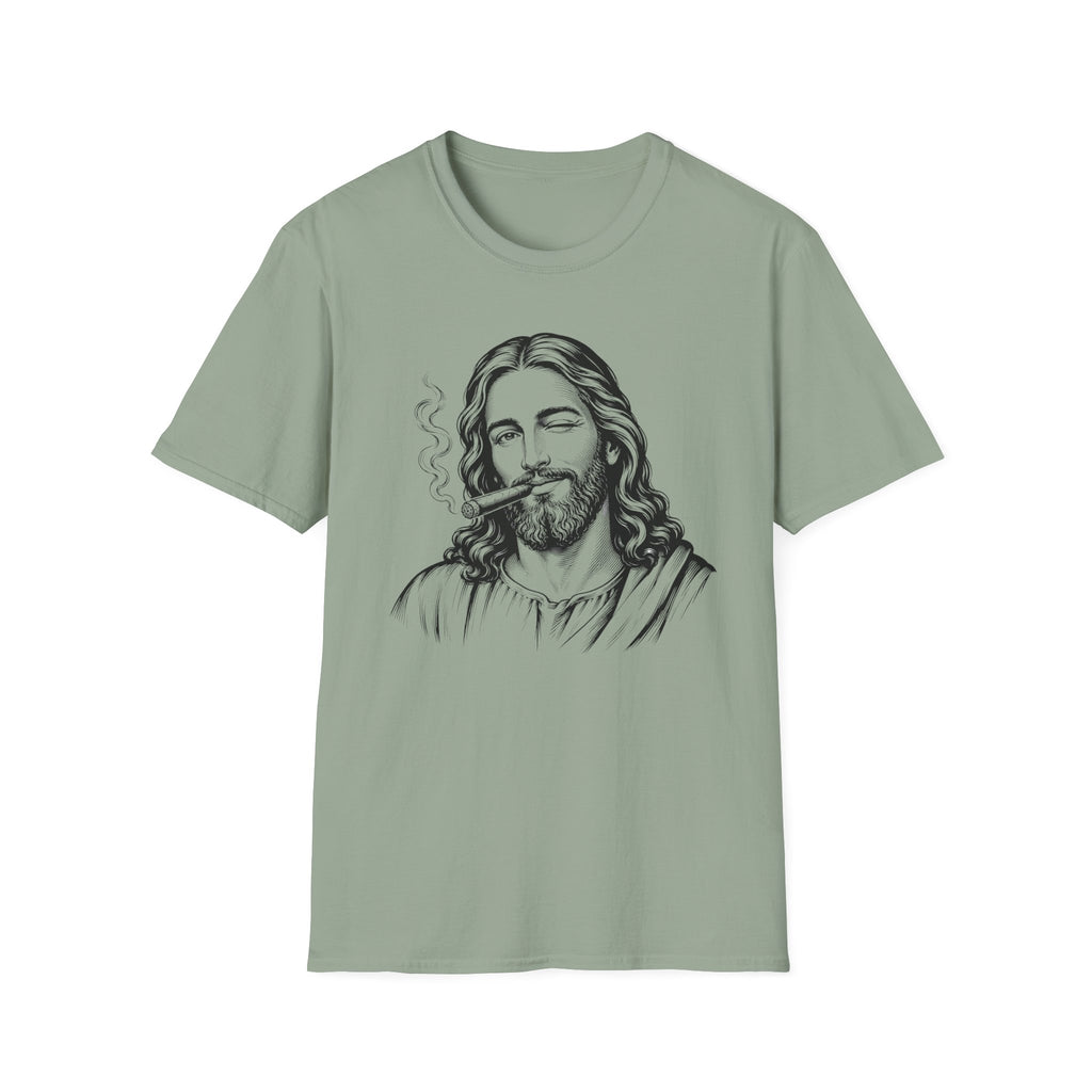 Jesus Smoking Cigar T-Shirt