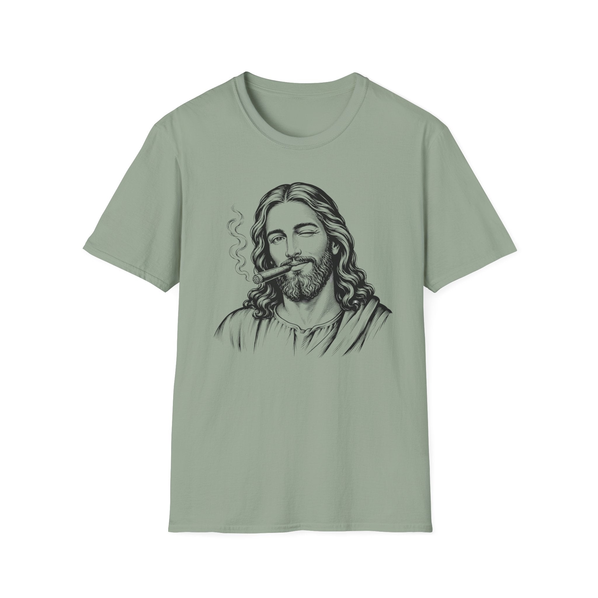 Jesus Smoking Cigar T-Shirt