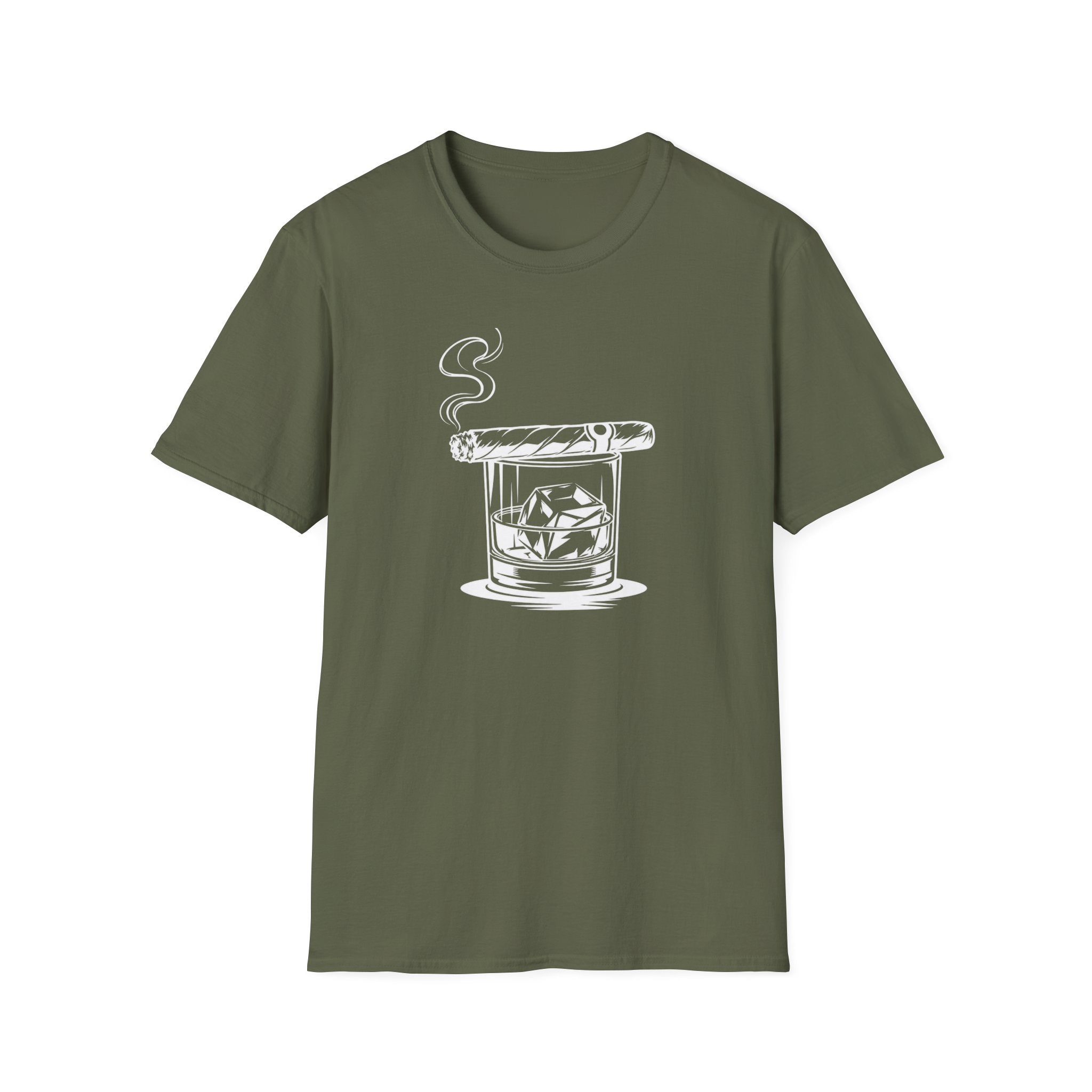 Whiskey & Cigar Minimalist T-Shirt