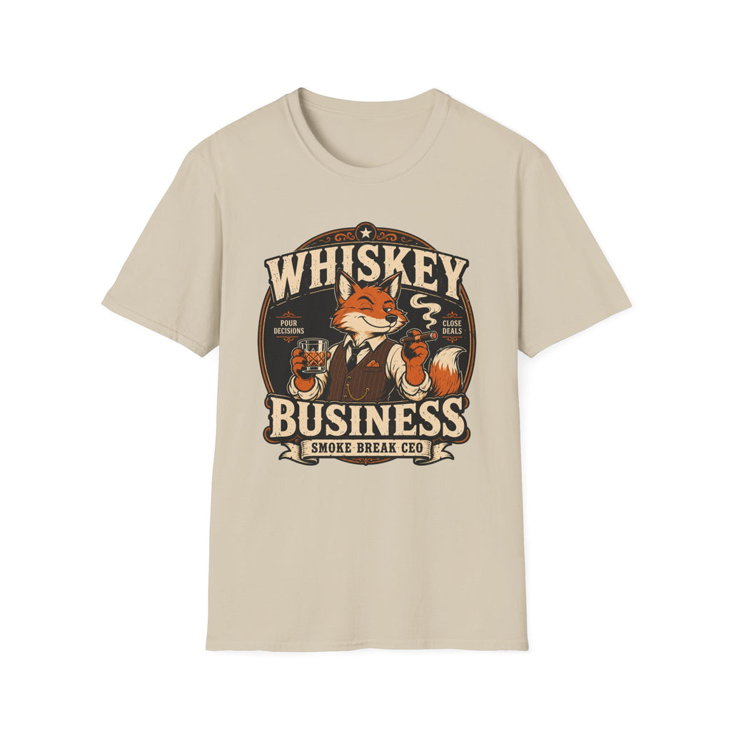 Whiskey Business Vintage Fox T-Shirt