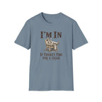 "I'm In If There's Time For A Cigar"  Skeleton Relaxing T‑Shirt