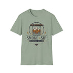 Whiskey & Cigar Smoke & Sip T-Shirt