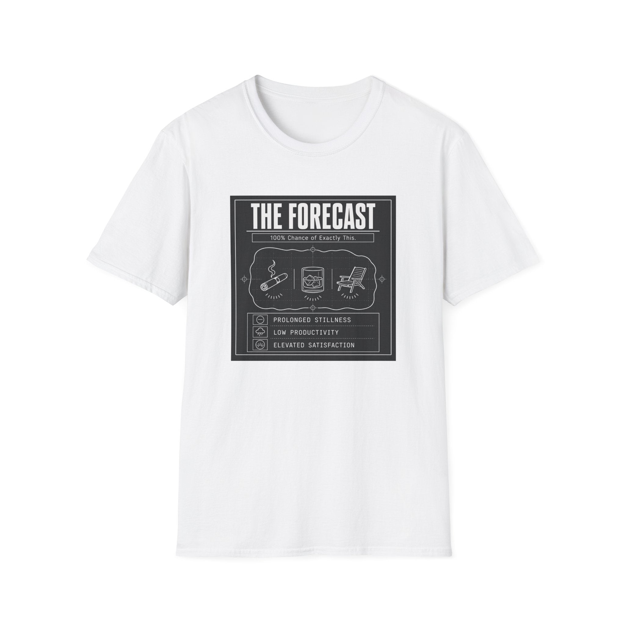 "The Forecast: 100% Chance of Exactly This" Vintage Graphic T-Shirt
