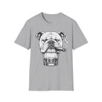 Bulldog with Cigar T-Shirt — Retro Grumpy Dog Graphic Tee