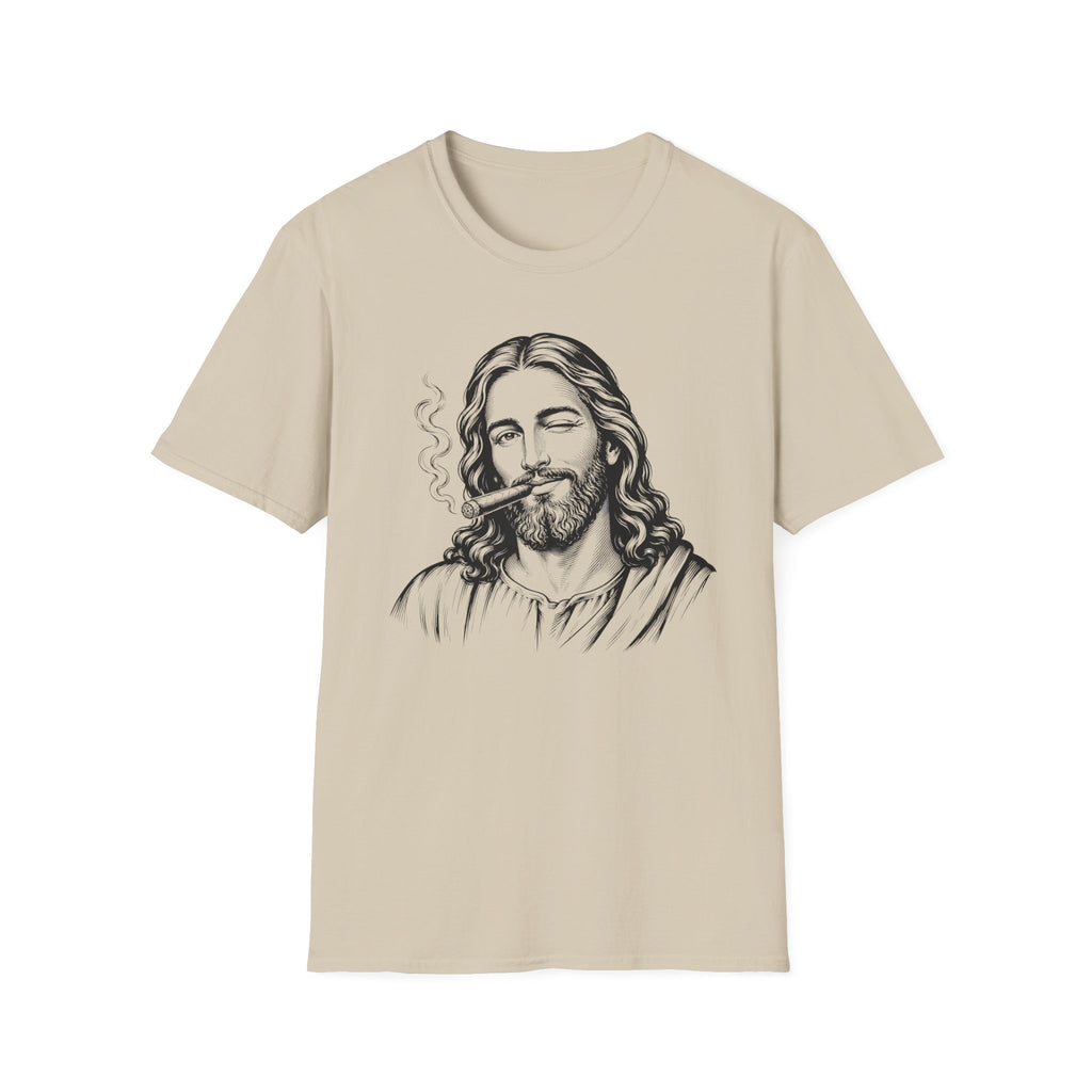 Jesus Smoking Cigar T-Shirt