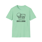 Copy of Drive & Drink Golf T-Shirt — Funny Golfing Whiskey Shirt for Golfers