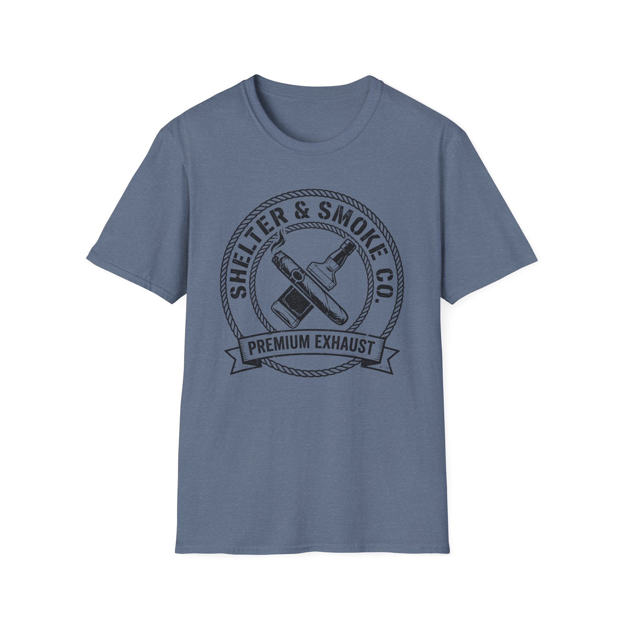 Shelter & Smoke Co. 'Premium Exhaust' T-Shirt
