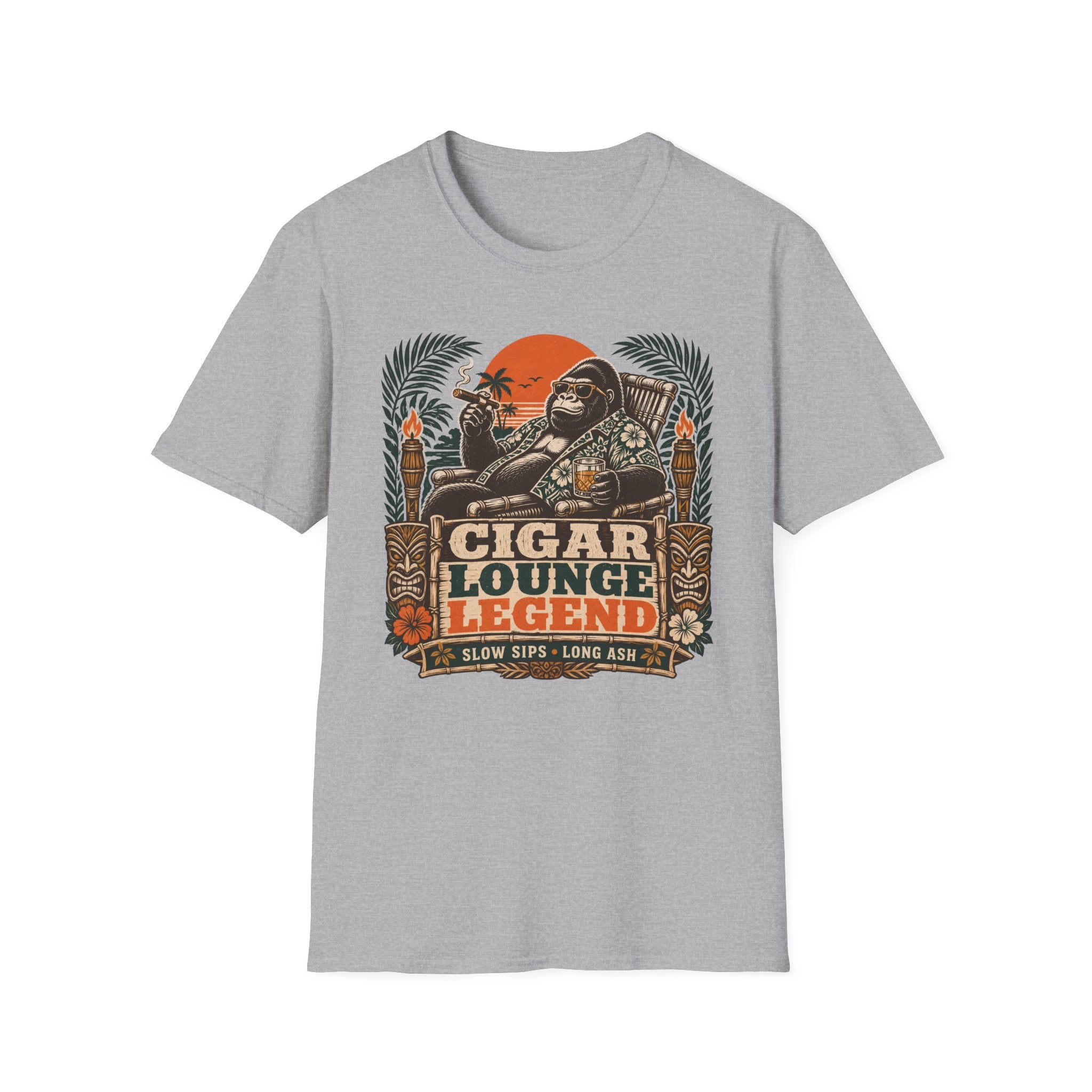 Cigar Lounge Legend Retro T-Shirt
