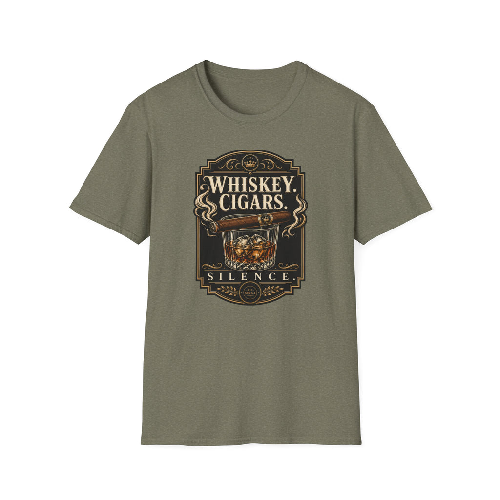 Whiskey Cigars Silence T-Shirt