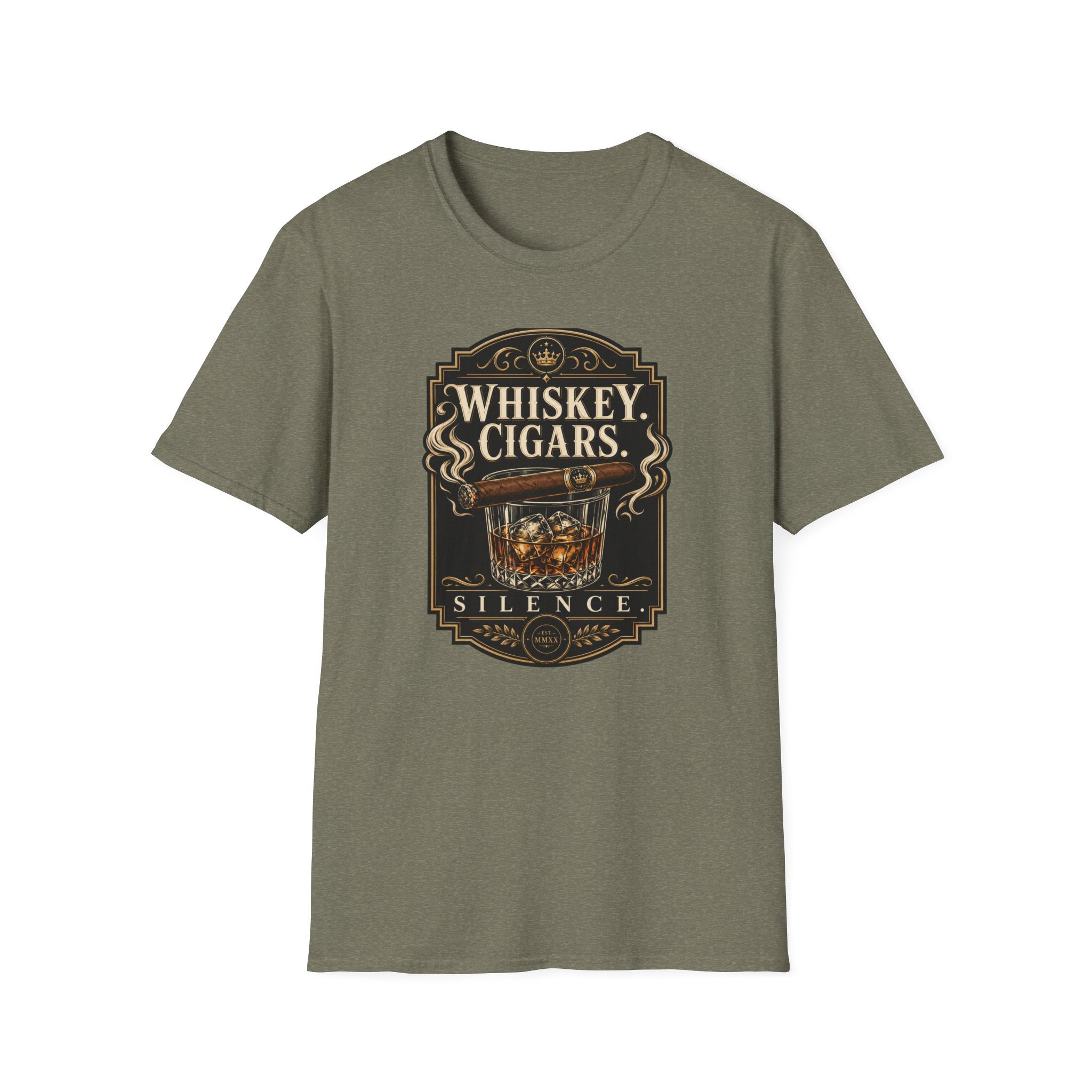 Whiskey Cigars Silence T-Shirt