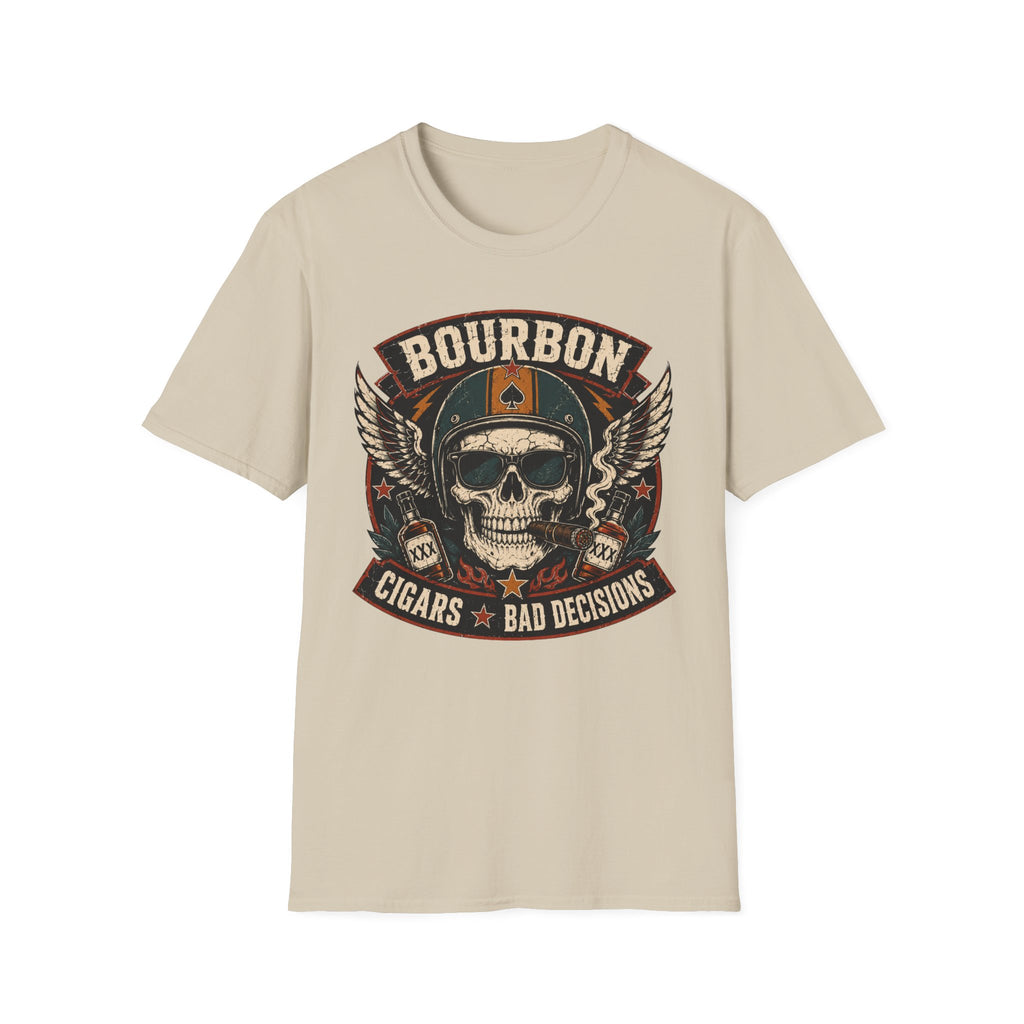 Bourbon Cigars & Bad Decisions Retro T-shirt