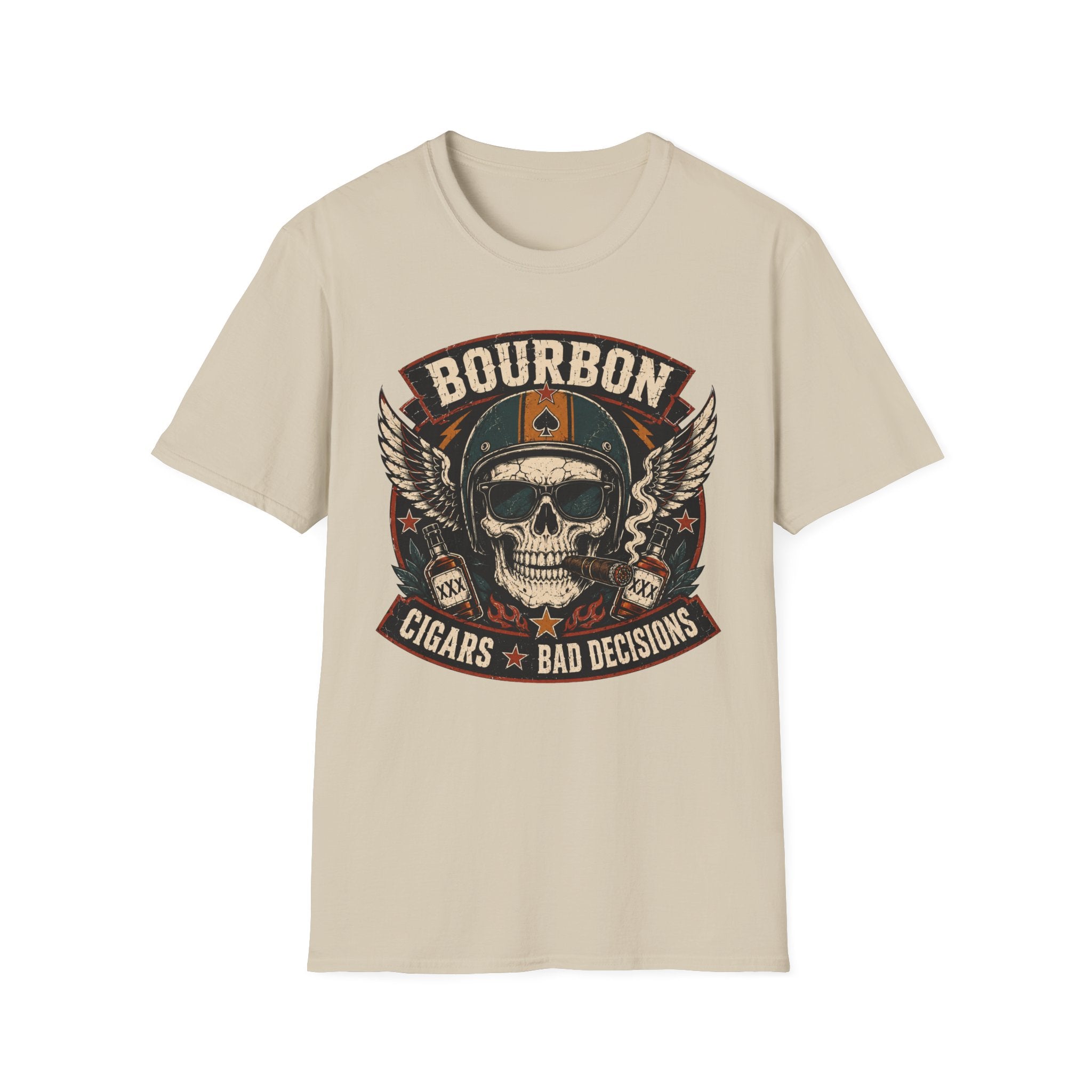 Bourbon Cigars & Bad Decisions Retro T-shirt
