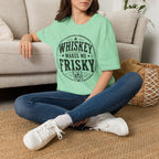 Copy of Whiskey Makes Me Friskey T-Shirt — Vintage Bar Drinking Graphic Tee