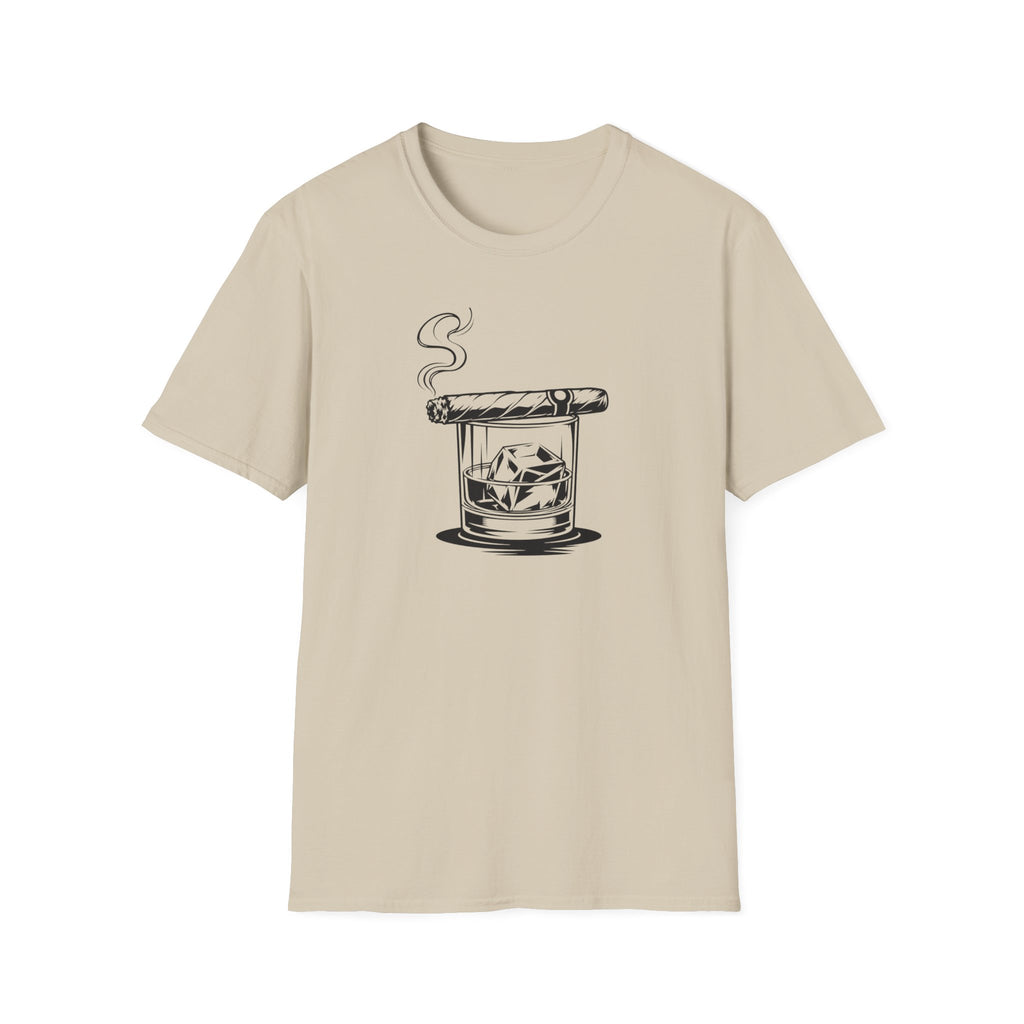 Whiskey & Cigar Minimalist T-Shirt