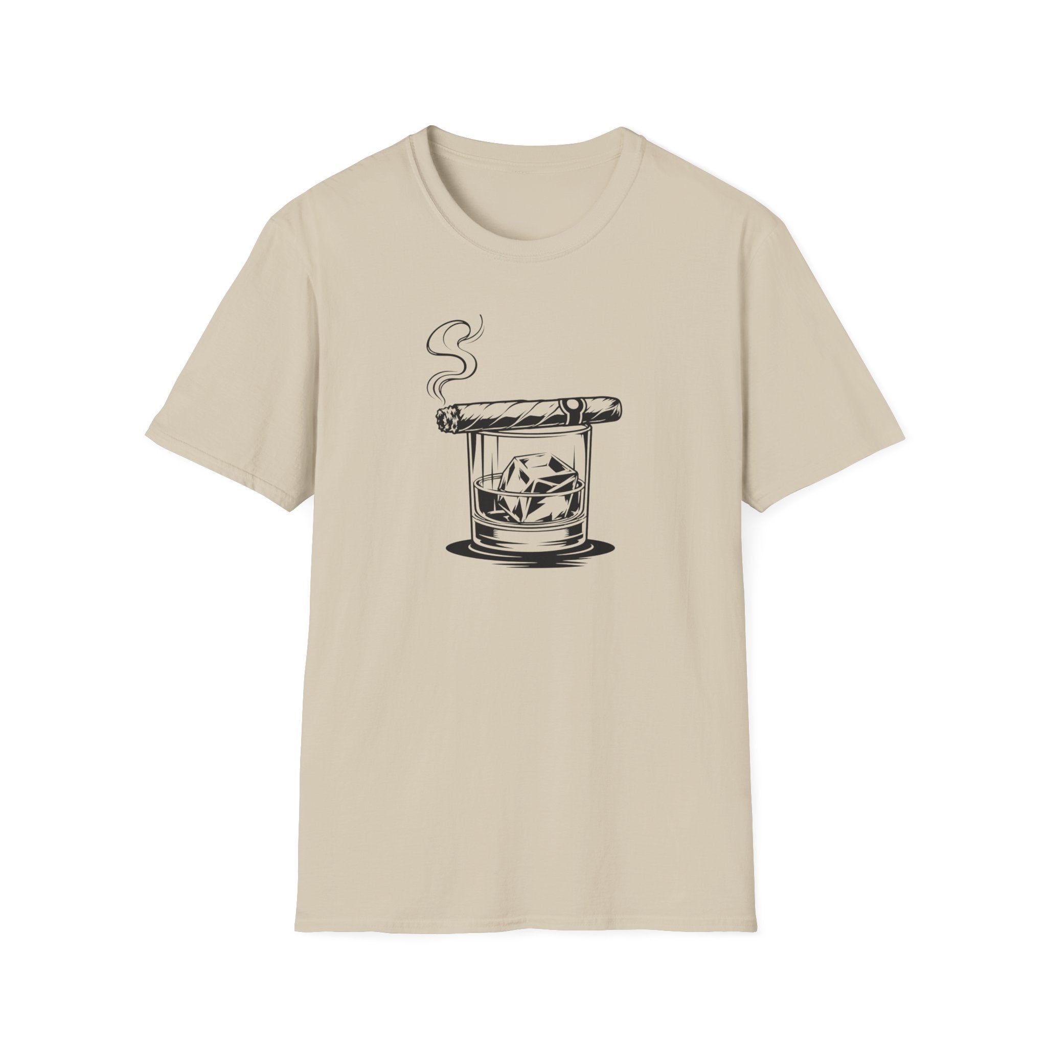 Whiskey & Cigar Minimalist T-Shirt