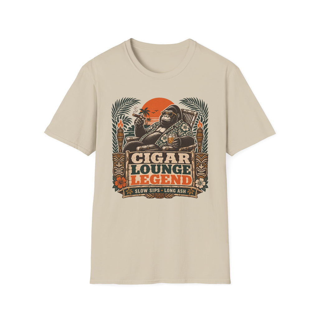Cigar Lounge Legend Retro T-Shirt