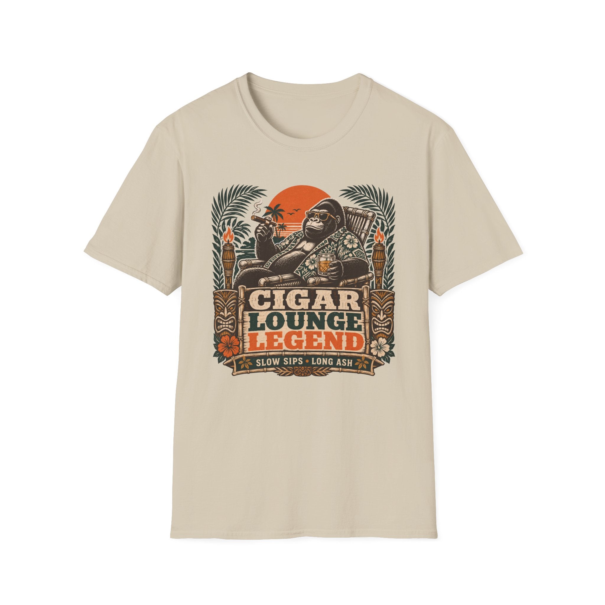 Cigar Lounge Legend Retro T-Shirt