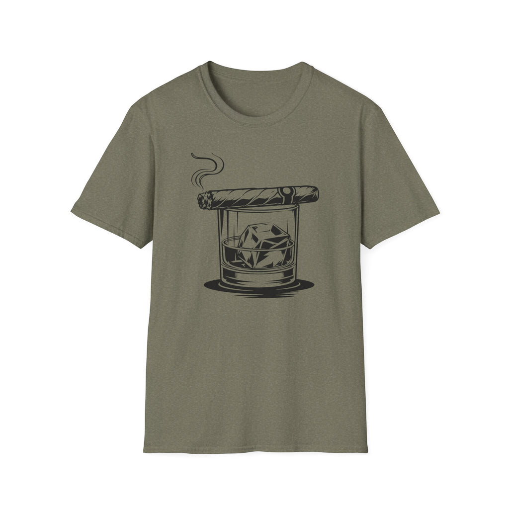 Cigar & Whiskey Minimalist T-Shirt