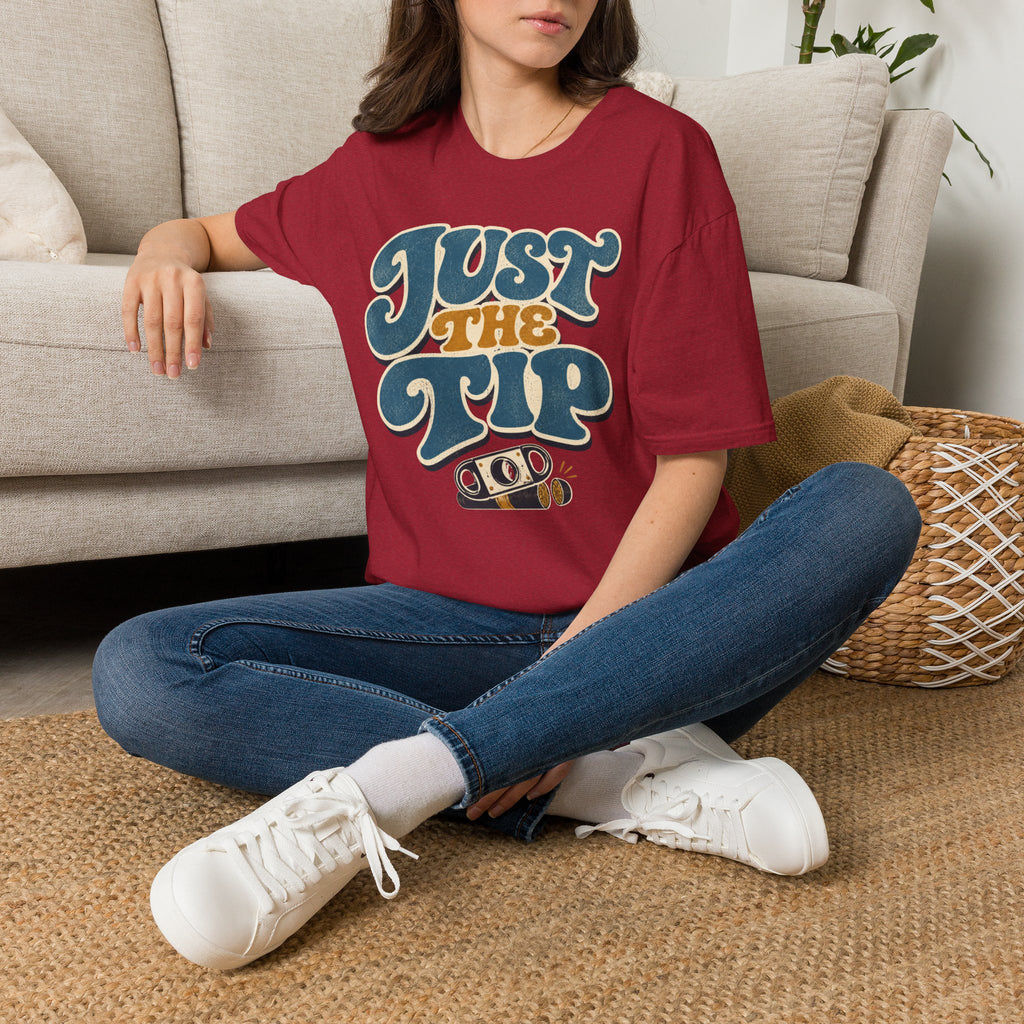 Copy of Just The Tip T-Shirt — Retro 70s Style Funny Graphic Tee