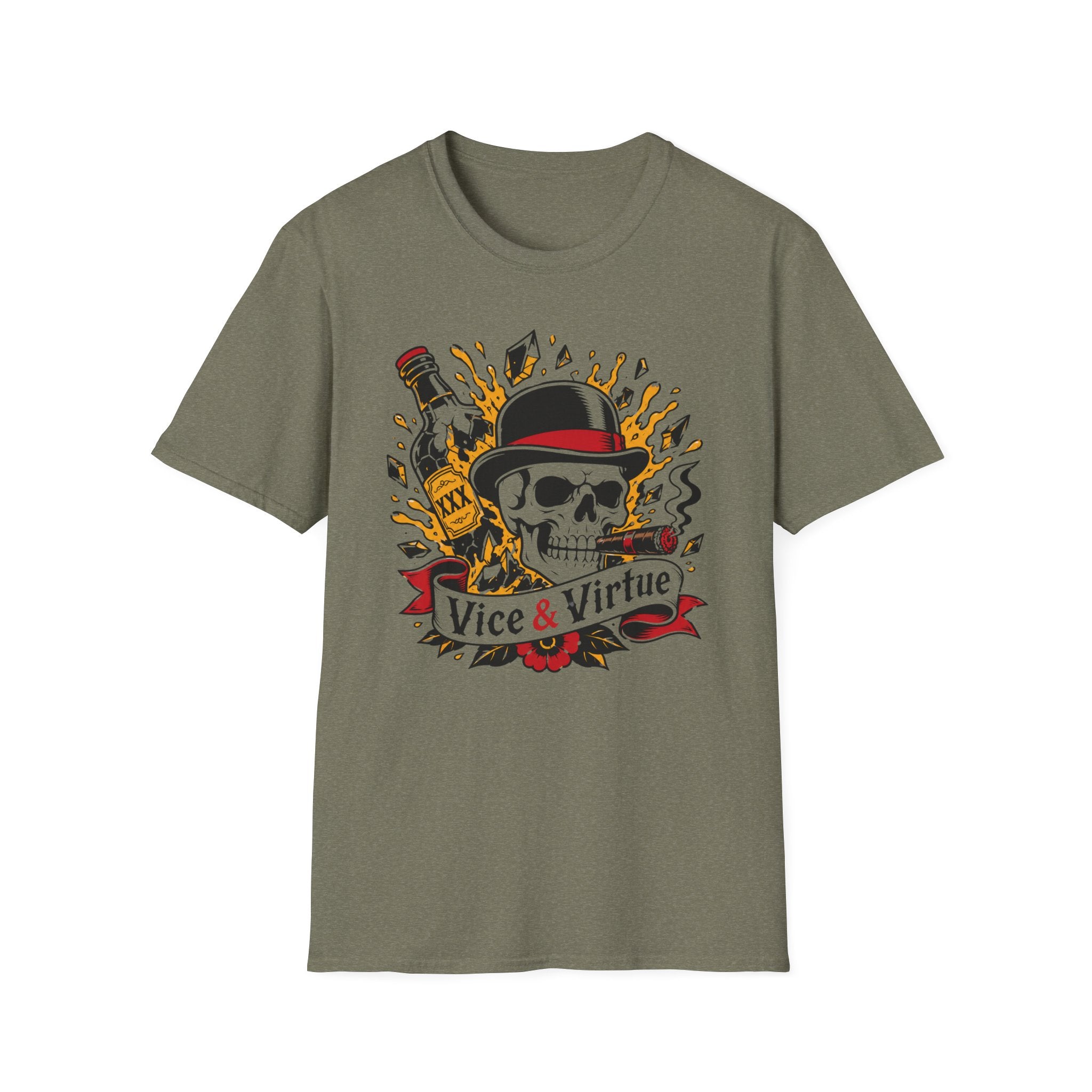 Skull & Bottle "Vice & Virtue" T-Shirt