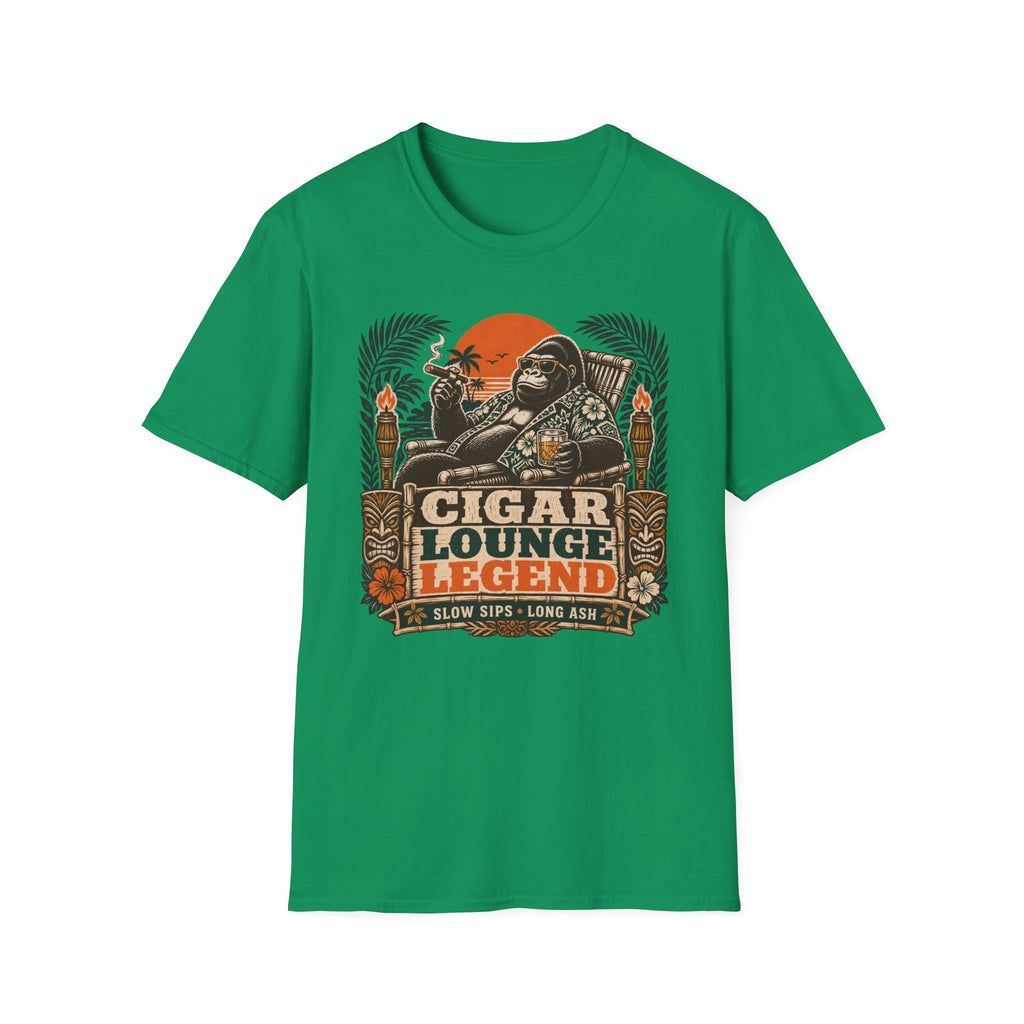 Cigar Lounge Legend Retro T-Shirt