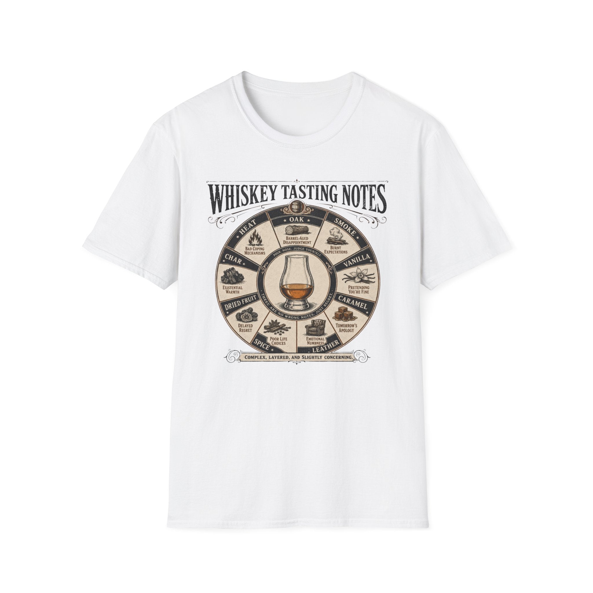 Whiskey Tasting Notes T-Shirt