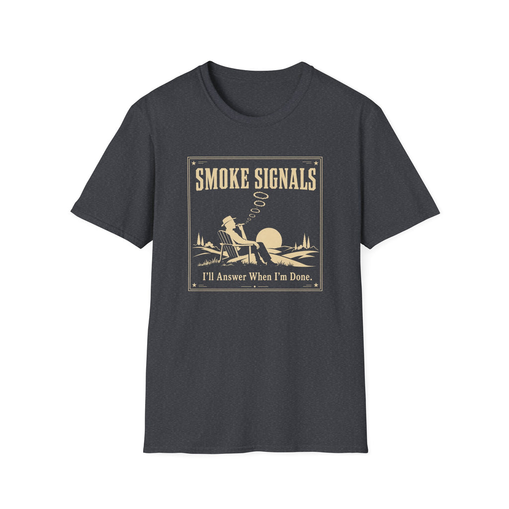 Smoke Signals Vintage Camper Relaxing T-Shirt