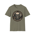 Bourbon Cigars Bad Decisions Skull T-Shirt