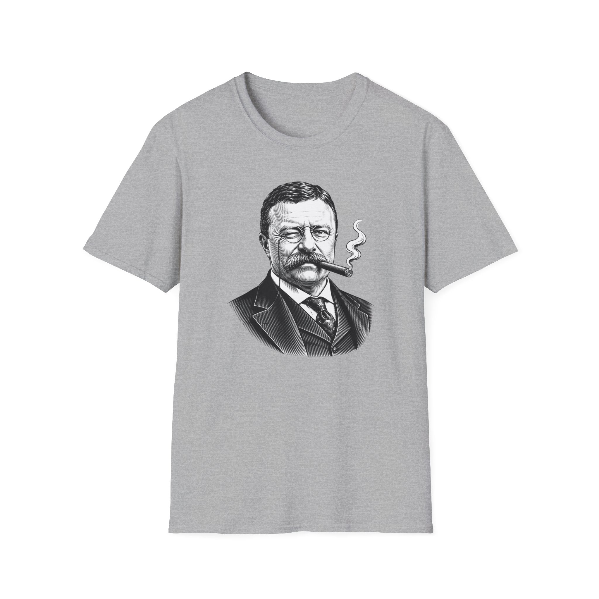 Theodore Roosevelt with Cigar T-shirt