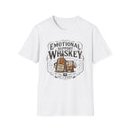 Emotional Support Whiskey Bottle & Glass T-Shirt