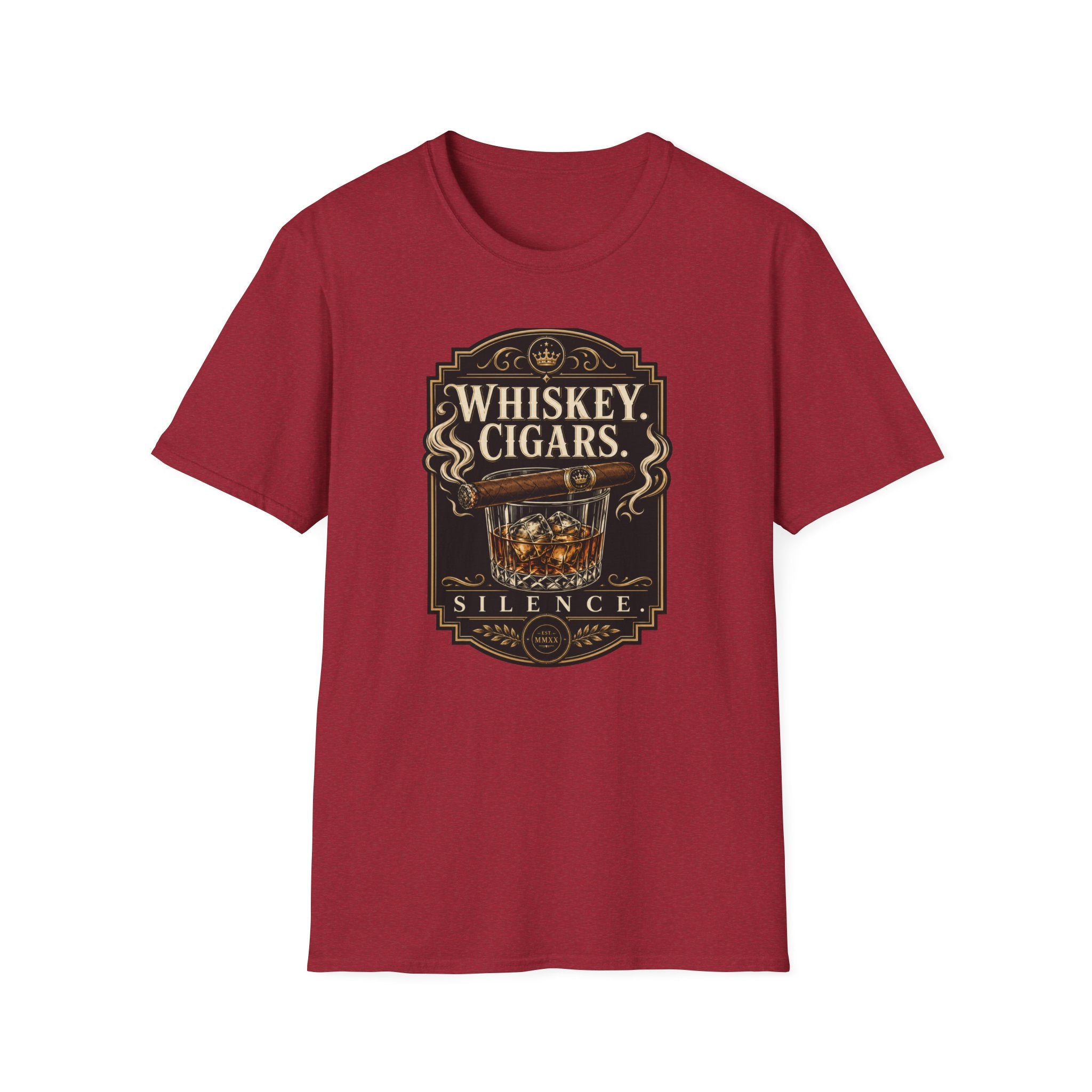Whiskey Cigars Silence T-Shirt