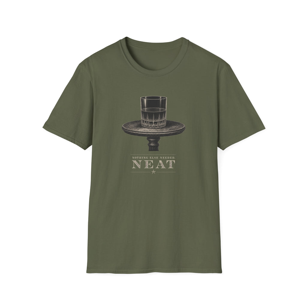 Neat Whiskey Glass T-Shirt