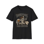 Bourbon, Cigars & Bad Advice Skull T-Shirt