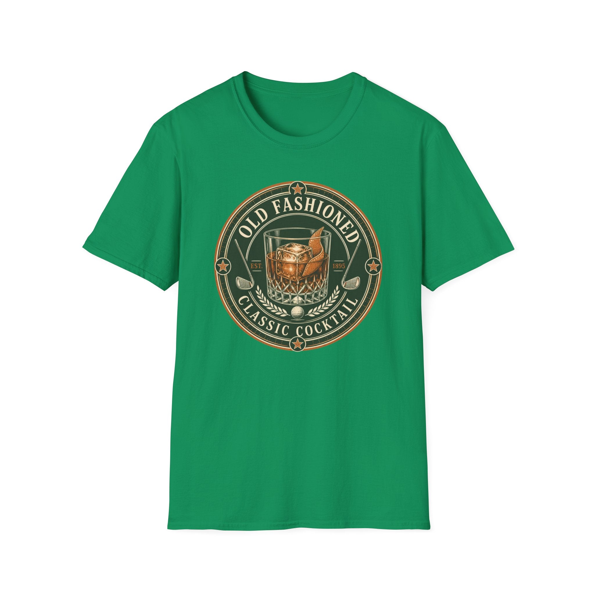 Old Fashioned Cocktail Golf T-Shirt