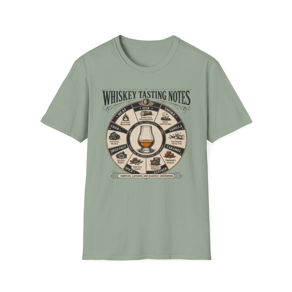 Whiskey Tasting Notes T-Shirt