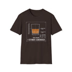 Whiskey Glass Diagram T-Shirt