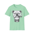 Bulldog with Cigar T-Shirt — Retro Grumpy Dog Graphic Tee