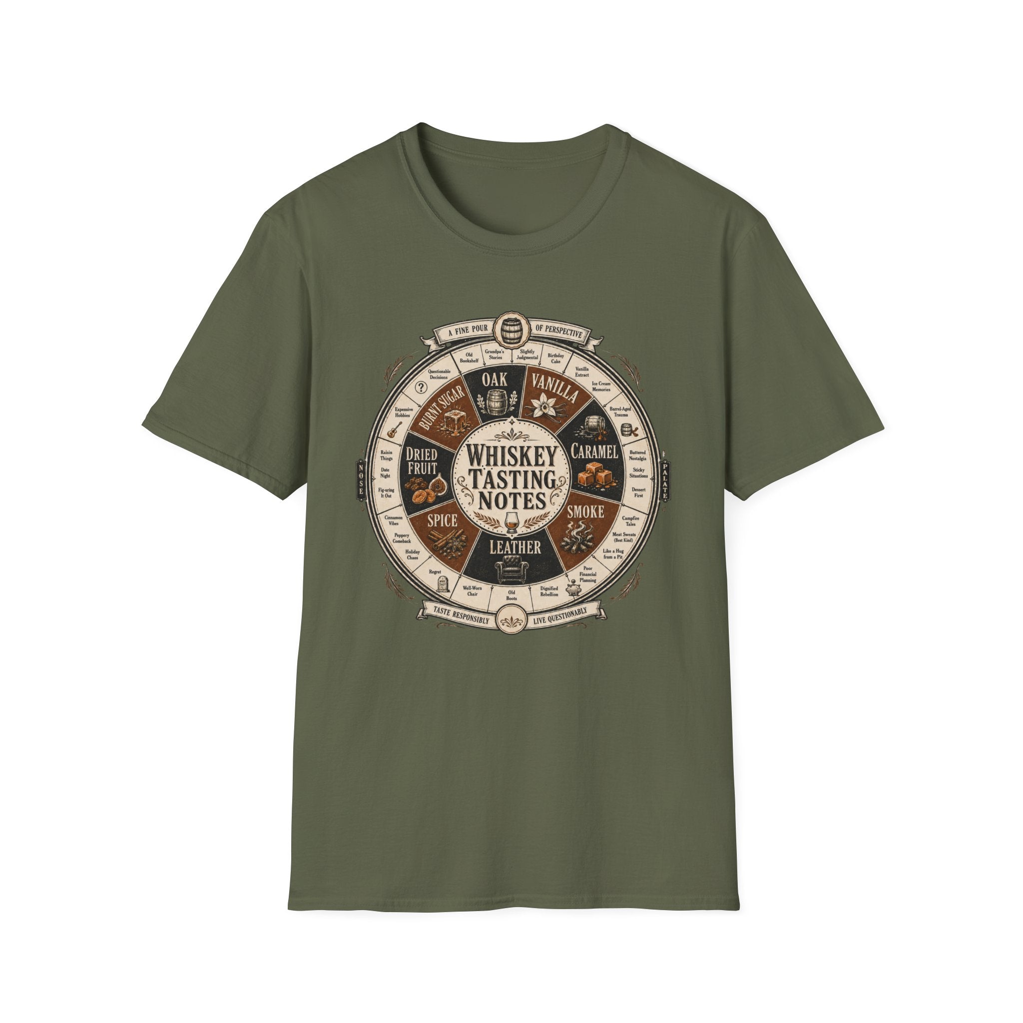 Whiskey Flavor Wheel T-Shirt