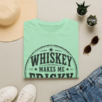 Copy of Whiskey Makes Me Friskey T-Shirt — Vintage Bar Drinking Graphic Tee